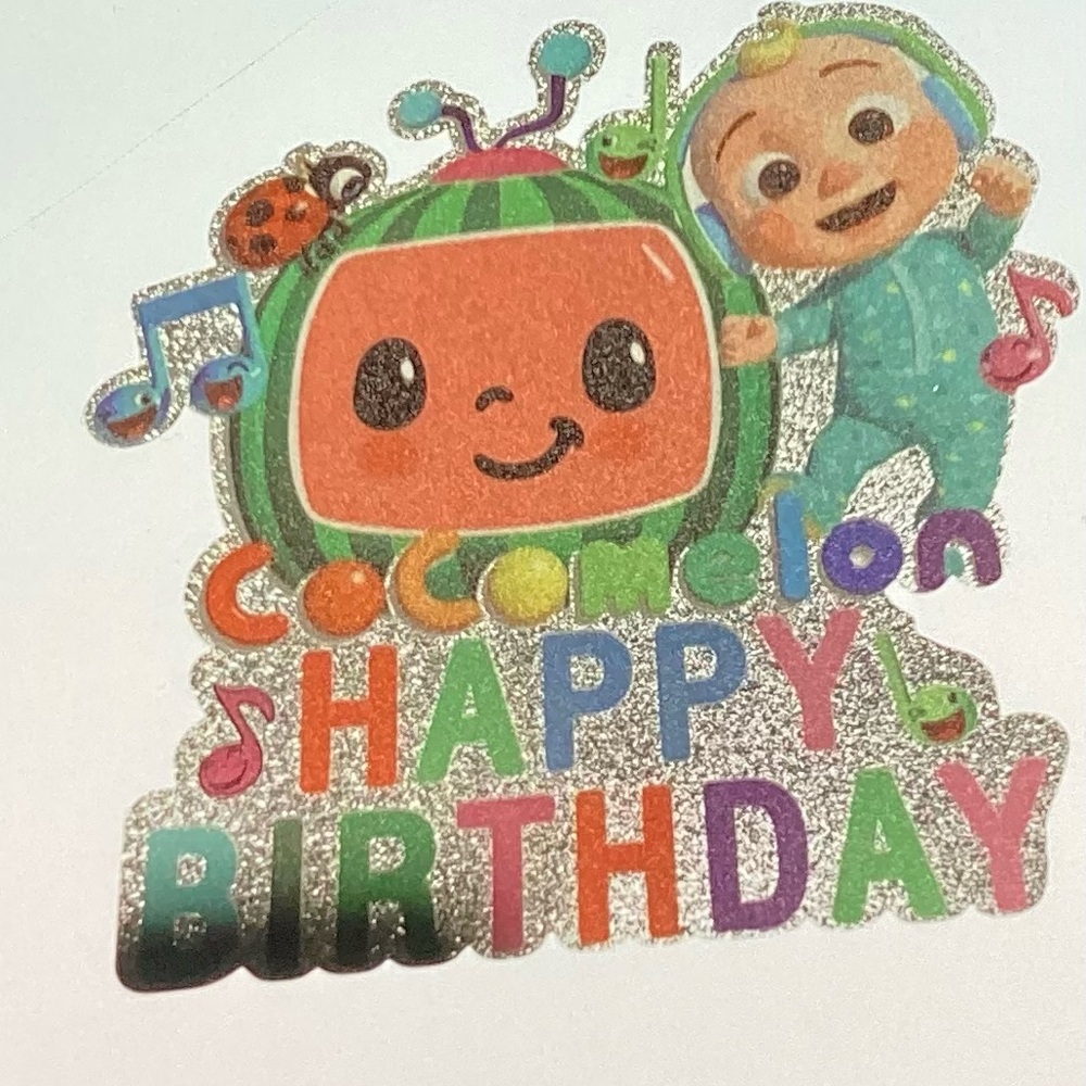 Cocomelon Happy Birthday Cake Topper
